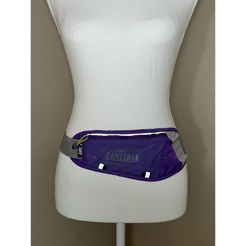 CamelBak Delaney Hydration Fanny Pack Purple Trim Adjustable Hiking Waist Belt